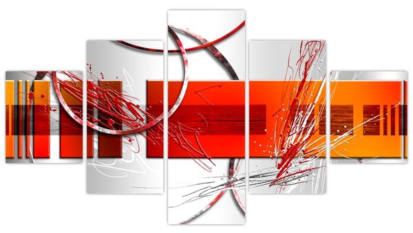 Abstraktní obraz (125x70 cm)