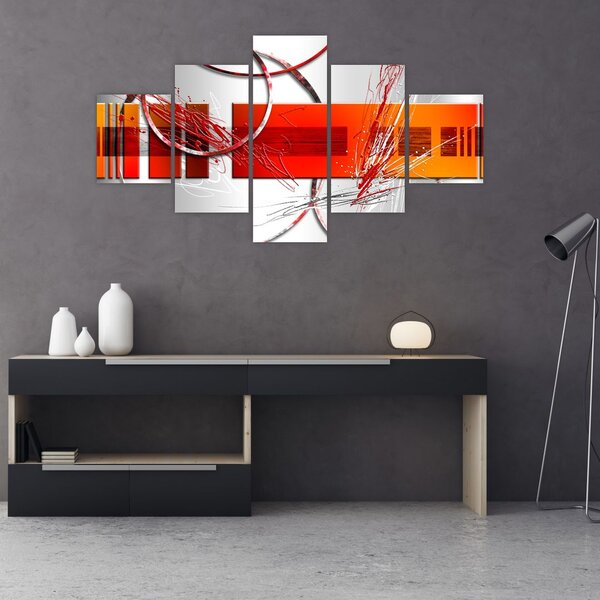 Abstraktní obraz (125x70 cm)