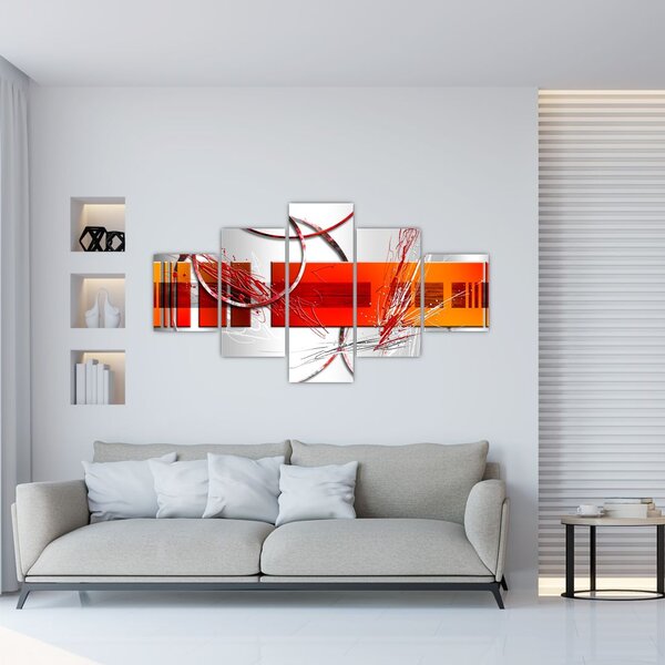 Abstraktní obraz (125x70 cm)