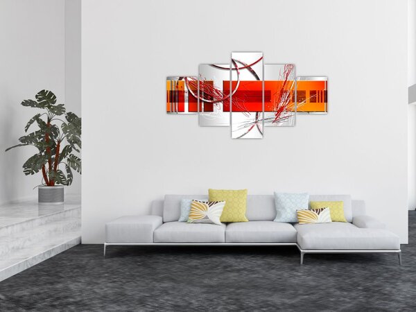 Abstraktní obraz (125x70 cm)