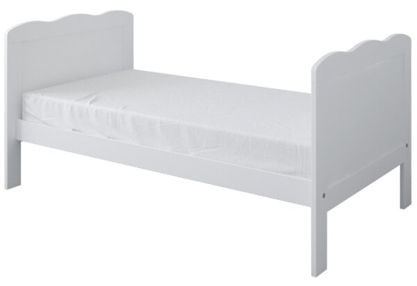 Dětská postýlka Isabel 140 x 70 cm Barevné provedení: Bílá, Úložný prostor k postýlce: Dva menší šuplíky na kolečkách