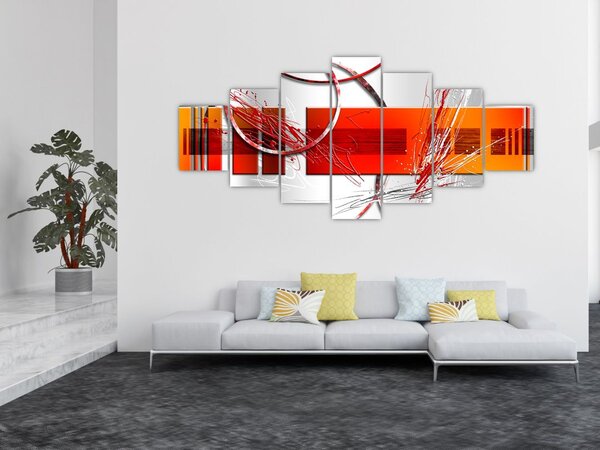 Abstraktní obraz (210x100 cm)