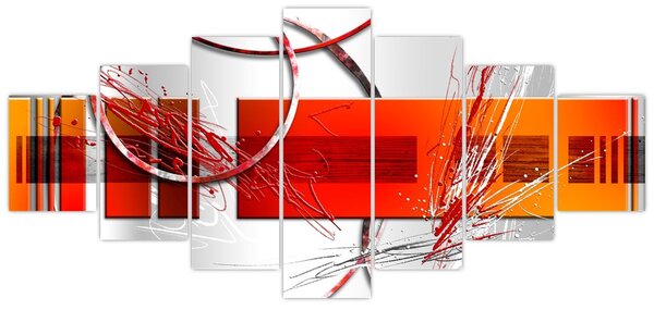 Abstraktní obraz (210x100 cm)