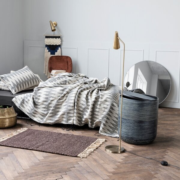 -25 % Dny MOMENTI– House Doctor Zlatá kovová stojací lampa Precise 124 cm