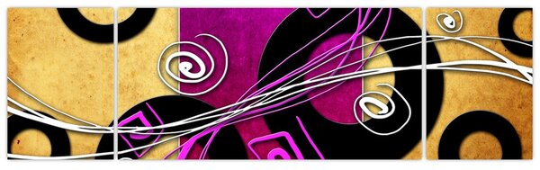 Obraz abstrakce (170x50 cm)
