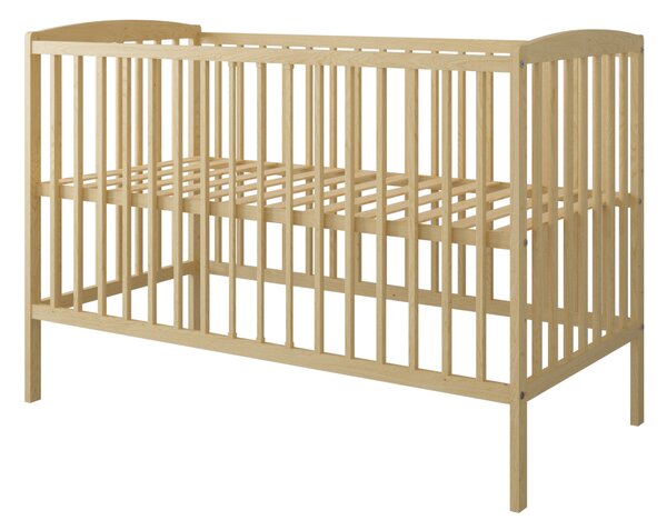 Dětská postýlka Grzes 120 x 60 cm Barevné provedení: Šedá, Úložný prostor k postýlce: Bez úložného prostoru
