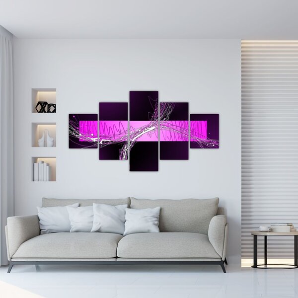 Abstraktní obraz (125x70 cm)