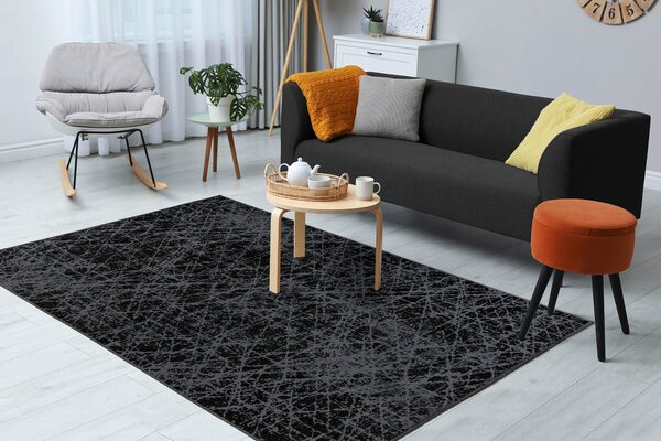 KOBEREC TKANÝ NA PLOCHO, 160/230 cm šedá - Online Only koberce & rohožky, Online Only