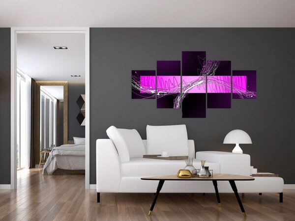 Abstraktní obraz (125x70 cm)