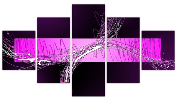 Abstraktní obraz (125x70 cm)