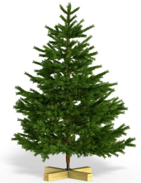 Deuba Umělý vánoční stromeček 150 cm + dřevěný stojan
