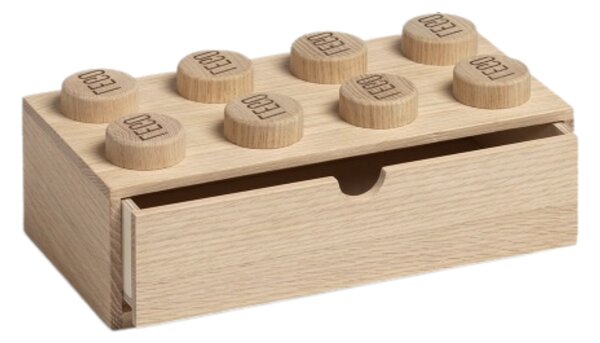 Světlý dubový úložný box LEGO® Storage 32 x 15 cm