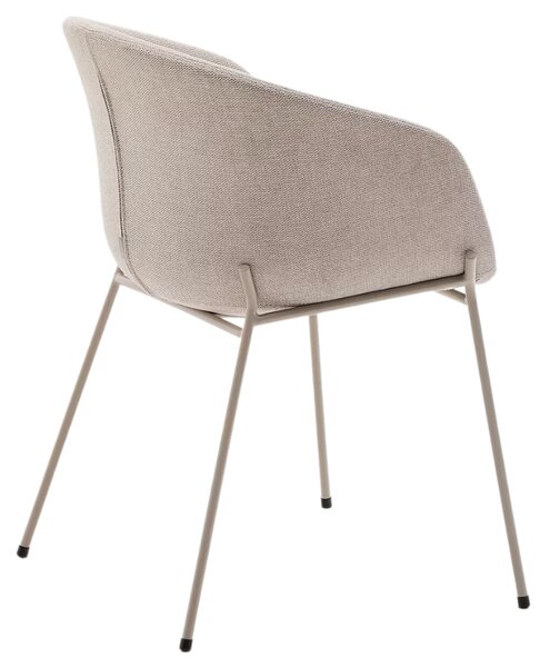 Béžová čalouněná jídelní židle Kave Home Yvette