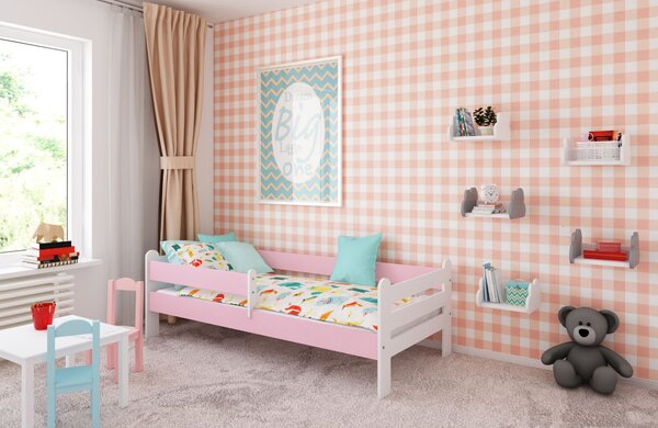 Babywoods Dětská postel Rysio Velikost postele: 140x80, Barevné provedení: Šedá, Provedení postele: S šuplíkem