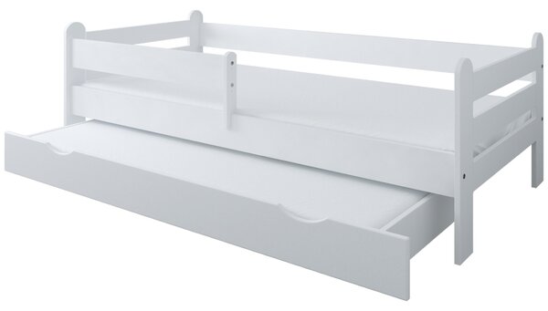 Babywoods Dětská postel Rysio Velikost postele: 140x80, Barevné provedení: Šedá, Provedení postele: S šuplíkem