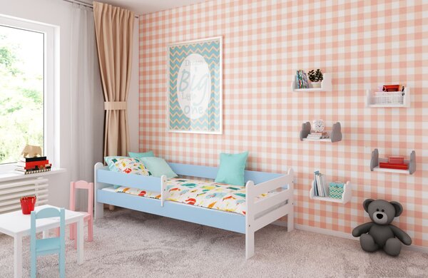 Babywoods Dětská postel Rysio Velikost postele: 140x80, Barevné provedení: Šedá, Provedení postele: S šuplíkem