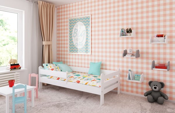 Babywoods Dětská postel Rysio Velikost postele: 140x80, Barevné provedení: Šedá, Provedení postele: S šuplíkem