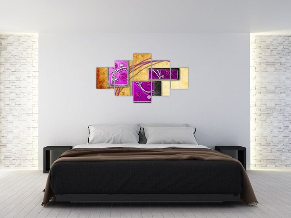 Obraz abstrakce (125x70 cm)