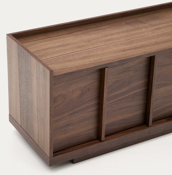Kave Home Ořechový TV stolek Onix 200 x 40 cm