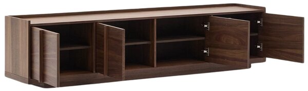 Kave Home Ořechový TV stolek Onix 200 x 40 cm