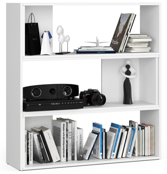 Ak furniture Knihovna TWIST mini bílá