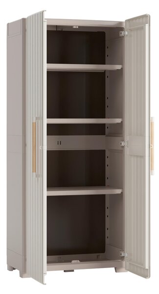 VÍCEÚČELOVÁ SKŘÍŇ, pískové barvy, béžová, 80/180/45 cm MID.YOU - Online Only komody, Online Only