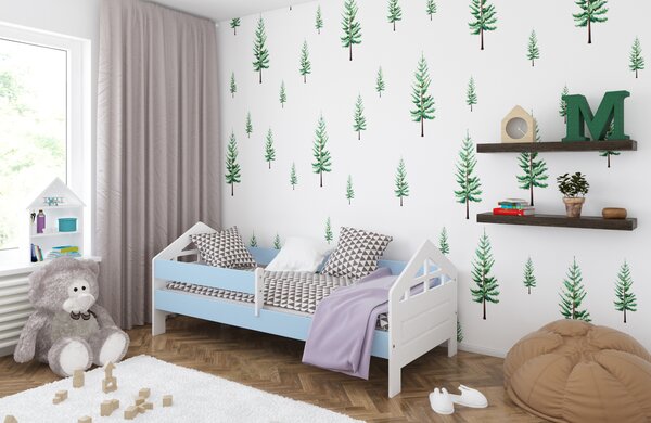 Babywoods Dětská postel Ala Velikost postele: 140x80, Barevné provedení: Bílá, Provedení postele: S šuplíkem