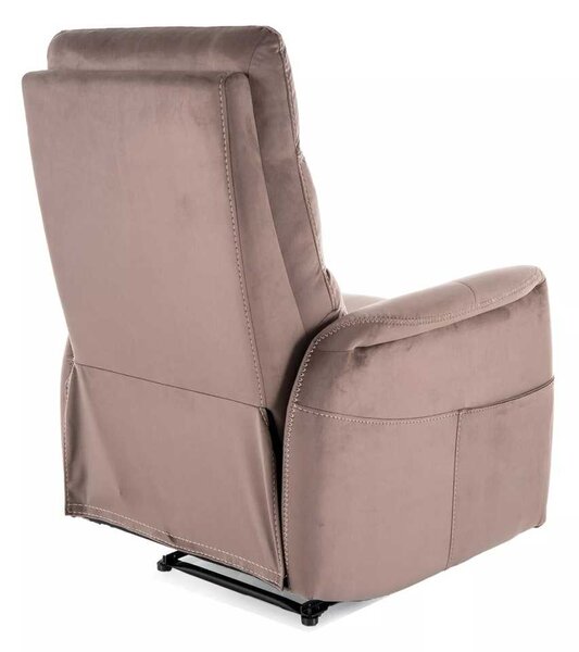 Masážní křeslo Vinci Velvet, hnědá