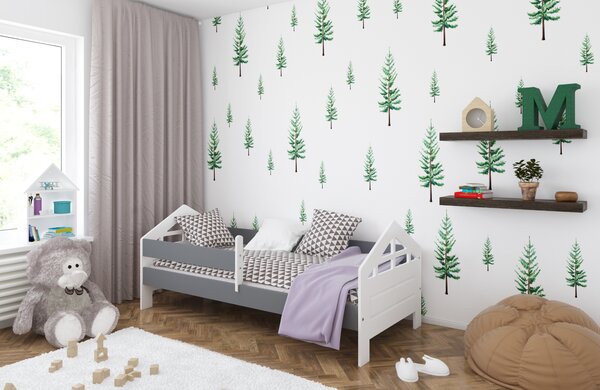 Babywoods Dětská postel Ala Velikost postele: 140x80, Barevné provedení: Bílá, Provedení postele: S šuplíkem