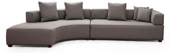 Rohová sedačka Gondulatta 4 (L) (šedá). Akce -25%