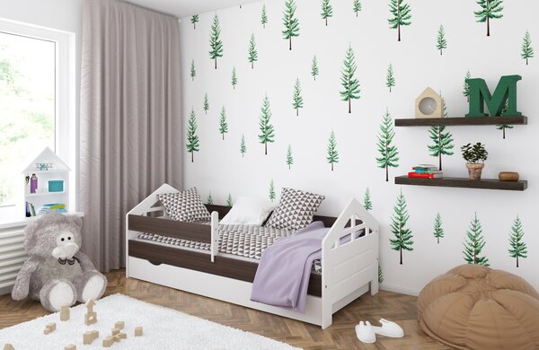 Babywoods Dětská postel Ala Velikost postele: 140x80, Barevné provedení: Bílá, Provedení postele: S šuplíkem