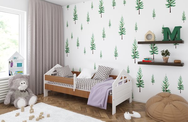 Babywoods Dětská postel Ala Velikost postele: 140x80, Barevné provedení: Bílá, Provedení postele: S šuplíkem
