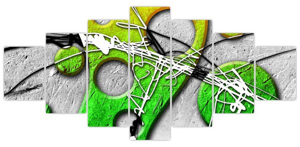 Abstraktní obraz (210x100 cm)