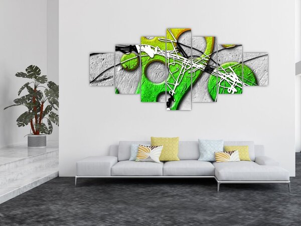 Abstraktní obraz (210x100 cm)