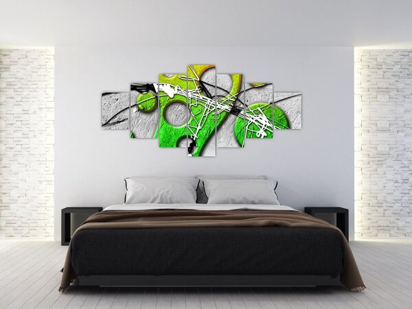 Abstraktní obraz (210x100 cm)