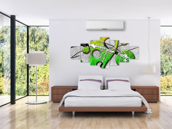 Abstraktní obraz (210x100 cm)