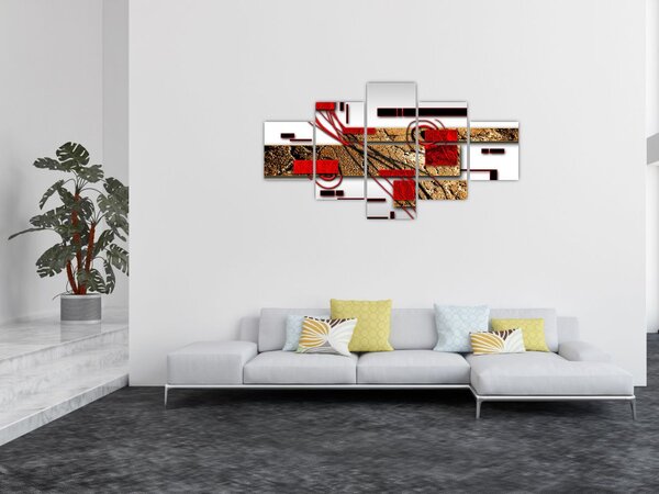 Obraz abstrakce (125x70 cm)