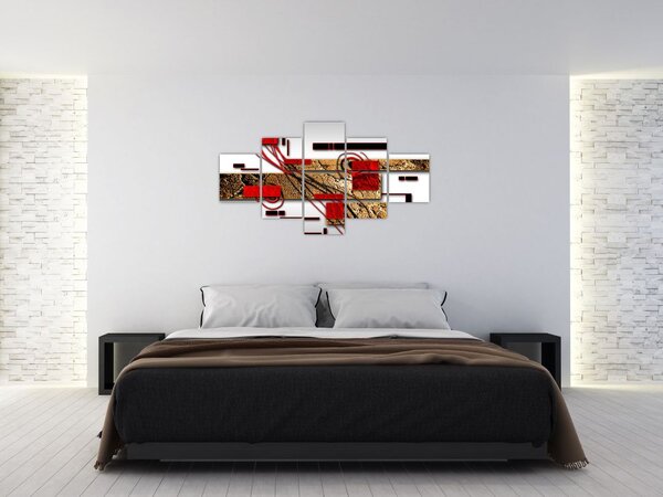 Obraz abstrakce (125x70 cm)