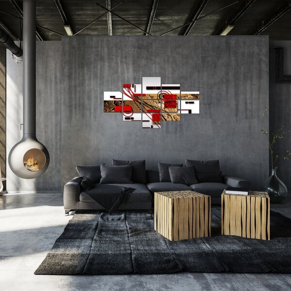 Obraz abstrakce (125x70 cm)