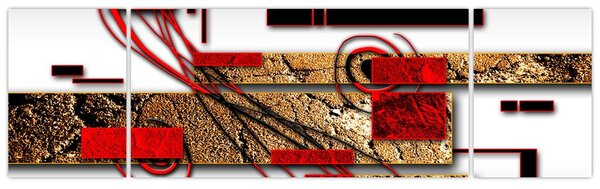 Obraz abstrakce (170x50 cm)