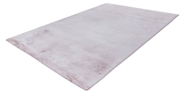 KOBEREC S VYSOKÝM VLASEM, 80/150 cm růžová, bílá - Online Only koberce & rohožky, Online Only