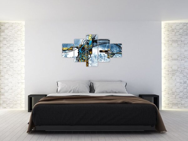 Abstraktní obraz (125x70 cm)