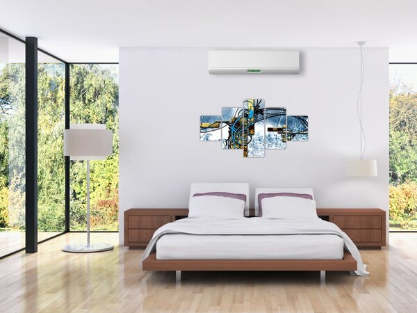 Abstraktní obraz (125x70 cm)