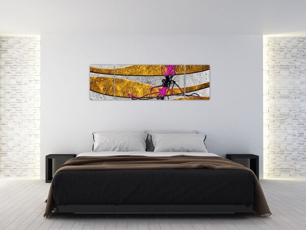 Obraz abstrakce (170x50 cm)