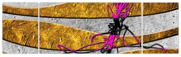 Obraz abstrakce (170x50 cm)