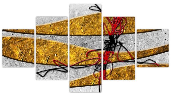 Abstraktní obraz (125x70 cm)