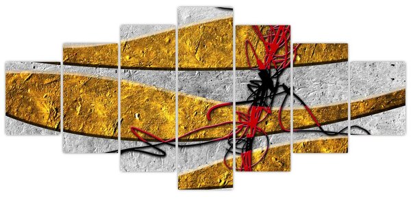 Abstraktní obraz (210x100 cm)
