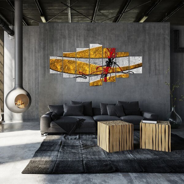 Abstraktní obraz (210x100 cm)