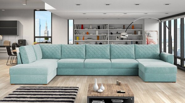 Rohová sedačka Szafran Large Premium, Potah: Abriamo 03, Strana: Pravá - U 5903211097157
