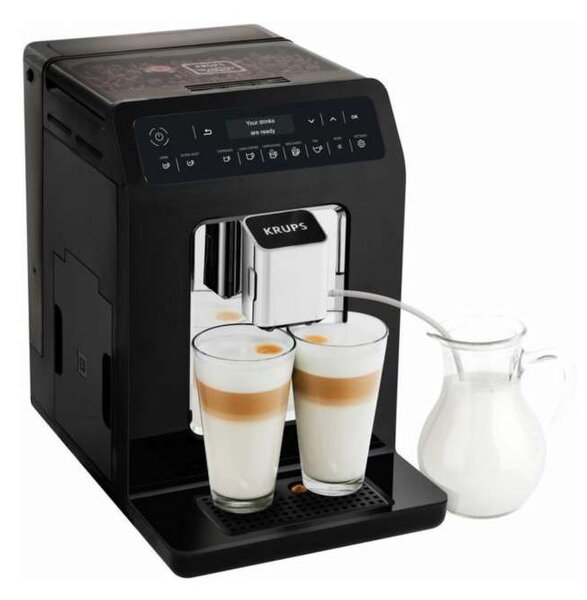 Automatický kávovar Krups EA890810 - tlak 15 barů, LED display